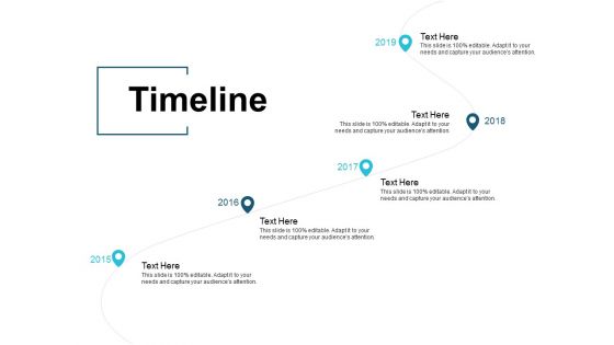 Timeline 2015 To 2019 Ppt PowerPoint Presentation Model Demonstration