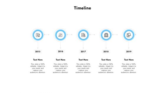 Timeline 2015 To 2019 Ppt PowerPoint Presentation Pictures Professional