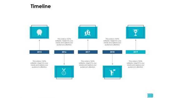 Timeline 2015 To 2019 Ppt PowerPoint Presentation Styles Example Introduction