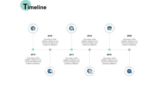 Timeline 2015 To 2020 Ppt PowerPoint Presentation Icon Visual Aids