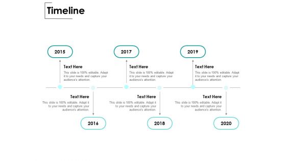 Timeline 2015 To 2020 Ppt PowerPoint Presentation Infographic Template Layout