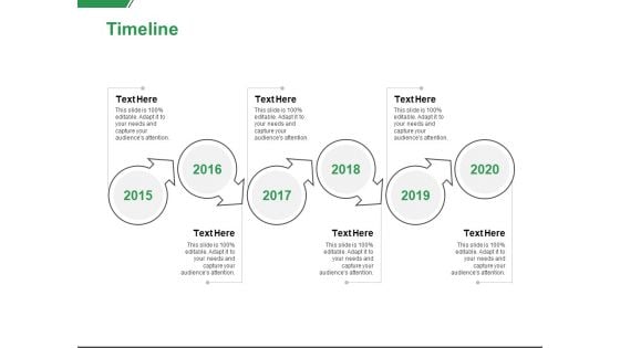Timeline 2015 To 2020 Years Ppt PowerPoint Presentation Summary Maker