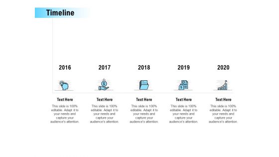 Timeline 2016 To 2020 Ppt PowerPoint Presentation Professional Inspiration