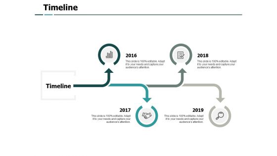 Timeline 4 Years Ppt PowerPoint Presentation Icon Portfolio