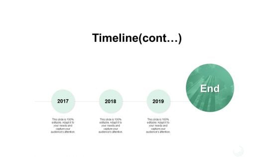 Timeline Cont Three Year Ppt PowerPoint Presentation Portfolio Slide Download