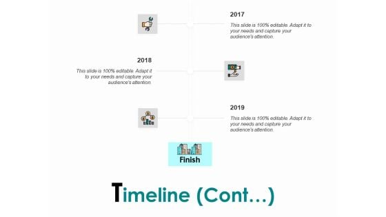 Timeline Cont Years Roadmap Ppt PowerPoint Presentation Layouts Icon