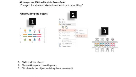 Timeline Design With Business Icons Powerpoint Template