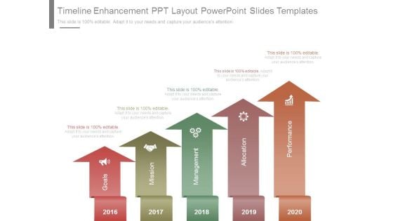 Timeline Enhancement Ppt Layout Powerpoint Slides Templates