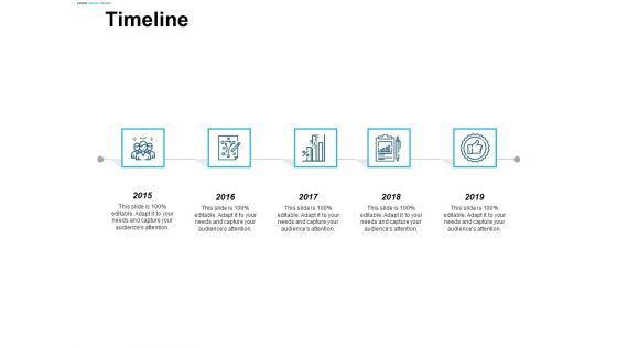 Timeline Five Year Process Ppt Powerpoint Presentation File Master Slide