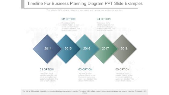Timeline For Business Planning Diagram Ppt Slide Examples