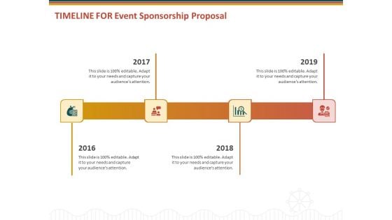 Timeline For Event Sponsorship Proposal Ppt Model Icons PDF