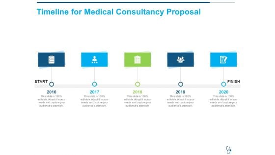 Timeline For Medical Consultancy Proposal Ppt Pictures Aids PDF