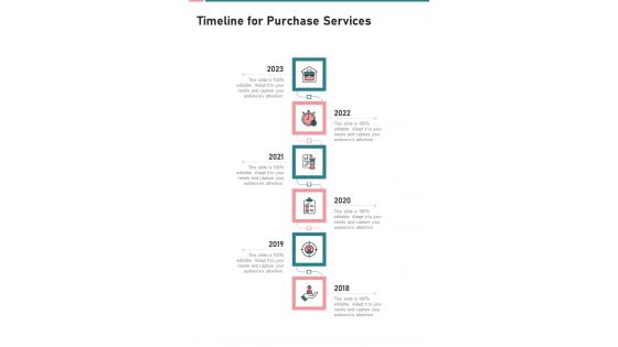 Timeline For Purchase Services One Pager Sample Example Document Timeline For Purchase Services One Pager Sample Example Document