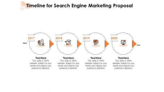 Timeline For Search Engine Marketing Proposal Ppt PowerPoint Presentation Infographic Template Skills PDF