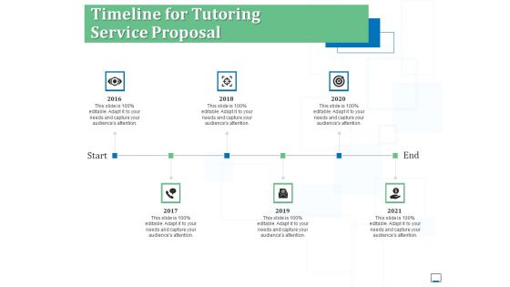 Timeline For Tutoring Service Proposal Ppt Infographics Structure PDF