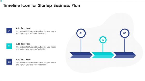 Timeline Icon For Startup Business Plan Ppt PowerPoint Presentation File Grid PDF