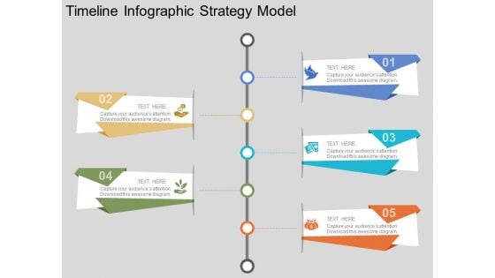 Timeline Infographic Strategy Model Powerpoint Template