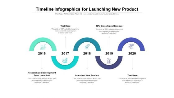 Timeline Infographics For Launching New Product Ppt PowerPoint Presentation Ideas Infographics