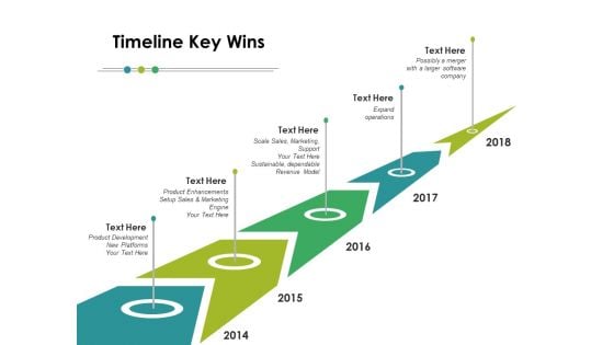 Timeline Key Wins Ppt PowerPoint Presentation Layouts Layout