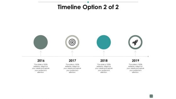 Timeline Option 2 Of 2 Contribution Ppt PowerPoint Presentation Inspiration