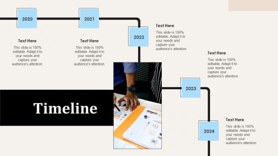 Timeline Promoting Brand Essence Through Comprehensive Marketing Guide Guidelines PDF