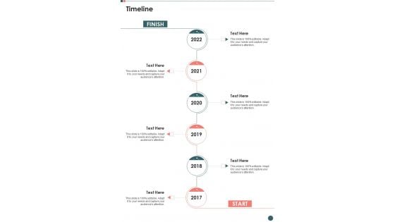 Timeline Request For Proposal Event Planning And Organizing One Pager Sample Example Document