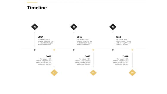 Timeline Six Years Ppt PowerPoint Presentation Slides Example
