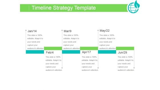 Timeline Strategy Template Ppt PowerPoint Presentation Introduction