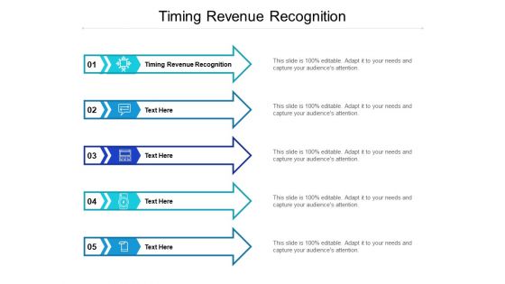 Timing Revenue Recognition Ppt PowerPoint Presentation Ideas Aids Cpb Pdf