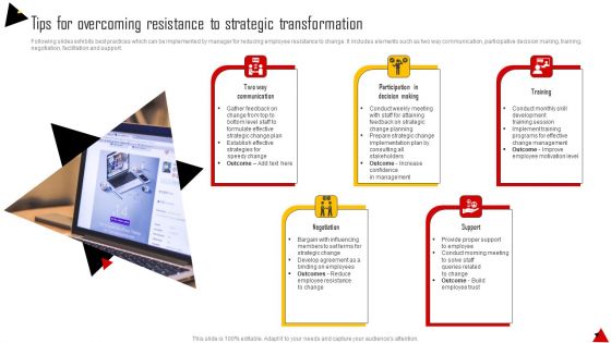 Tips For Overcoming Resistance To Strategic Transformation Guidelines PDF