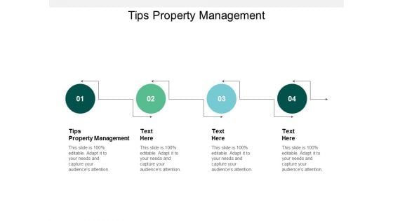 Tips Property Management Ppt PowerPoint Presentation File Information Cpb