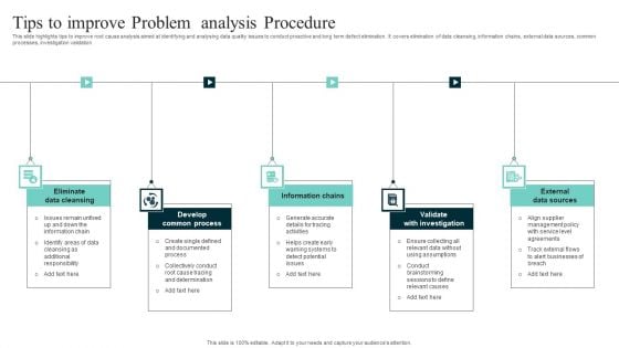 Tips To Improve Problem Analysis Procedure Guidelines PDF Tips To Improve Problem Analysis Procedure Guidelines PDF