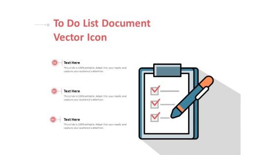 To Do List Document Vector Icon Ppt PowerPoint Presentation Infographic Template Infographic Template
