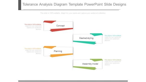 Tolerance Analysis Diagram Template Powerpoint Slide Designs