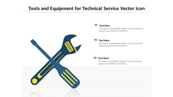 Tools And Equipment For Technical Service Vector Icon Ppt PowerPoint Presentation Styles Graphic Images PDF