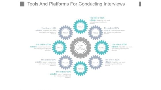 Tools And Platforms For Conducting Interviews Powerpoint Show