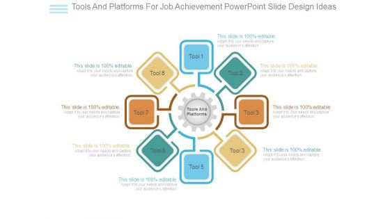 Tools And Platforms For Job Achievement Powerpoint Slide Design Ideas