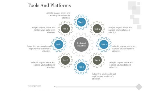 Tools And Platforms Ppt PowerPoint Presentation Model