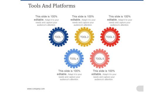 Tools And Platforms Ppt PowerPoint Presentation Styles Display