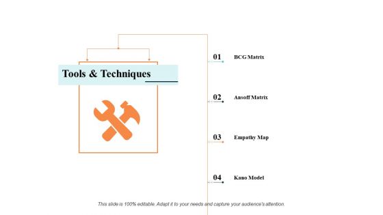 Tools And Techniques Ppt PowerPoint Presentation Icon Pictures