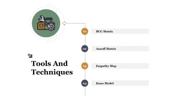 Tools And Techniques Ppt PowerPoint Presentation Layouts Visuals