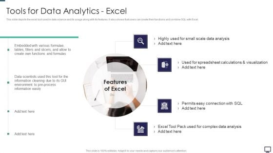 Tools For Data Analytics Excel Ppt Portfolio Brochure PDF