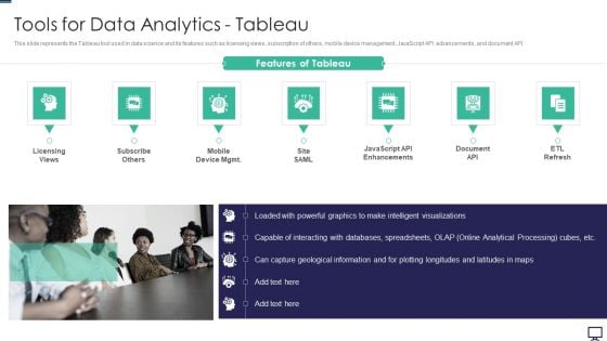 Tools For Data Analytics Tableau Ppt Gallery Layout PDF