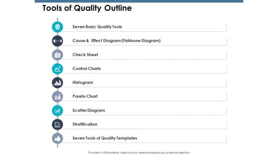 Tools Of Quality Outline Ppt PowerPoint Presentation Ideas Good