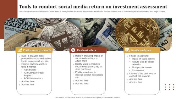 Tools To Conduct Social Media Return On Investment Assessment Formats PDF