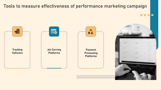 Tools To Measure Effectiveness Of Performance Marketing Campaign Ppt PowerPoint Presentation File Example File PDF