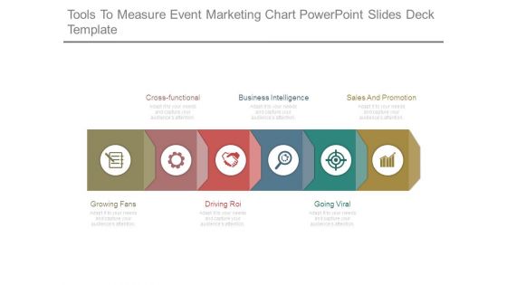 Tools To Measure Event Marketing Chart Powerpoint Slides Deck Template