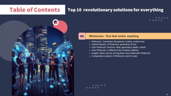 Top 10 Revolutionary Solutions For Everything Ppt PowerPoint Presentation Complete Deck With Slides