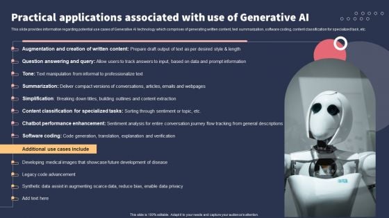 Top 10 Revolutionary Solutions For Everything Practical Applications Associated With Use Of Generative AI Information PDF