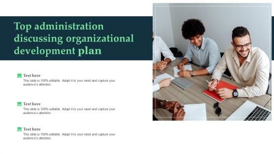 Top Administration Discussing Organizational Development Plan Formats PDF